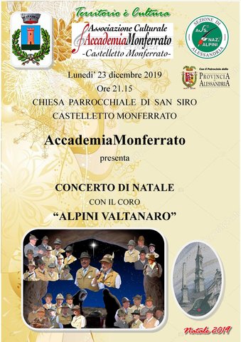 Concerto di Natale Accademia Monferrato "Coro Valtanaro"
